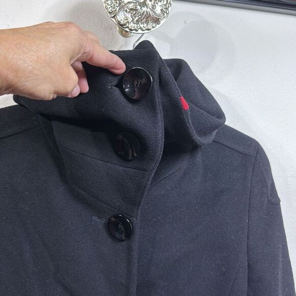 (P1) Searle black wool jacket coat, size 6 - Picture 6 of 15